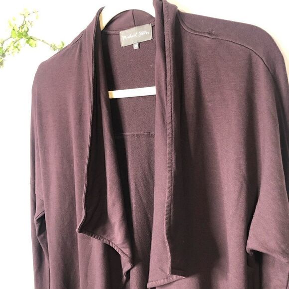 Michael Stars Long Drapey Jacket Coat - Picture 3 of 11